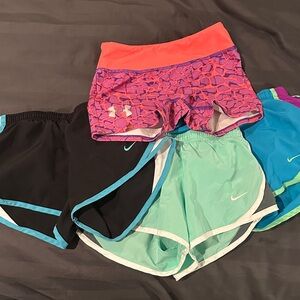 Nike Kids Shorts Set - Black, Mint, Purple, Pink